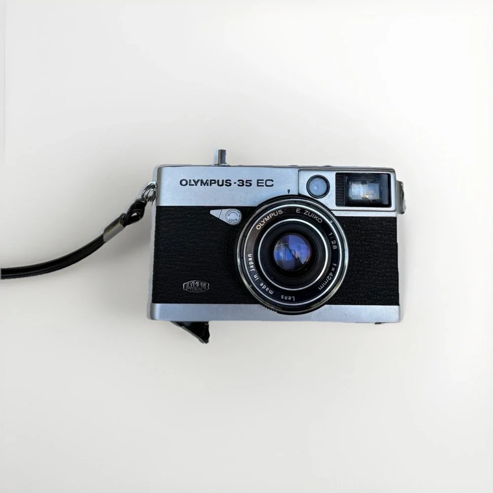Olympus 35 EC 35mm Film Camera 42mm f/2.8 Untested Vintage Japan - Picture 1 of 5